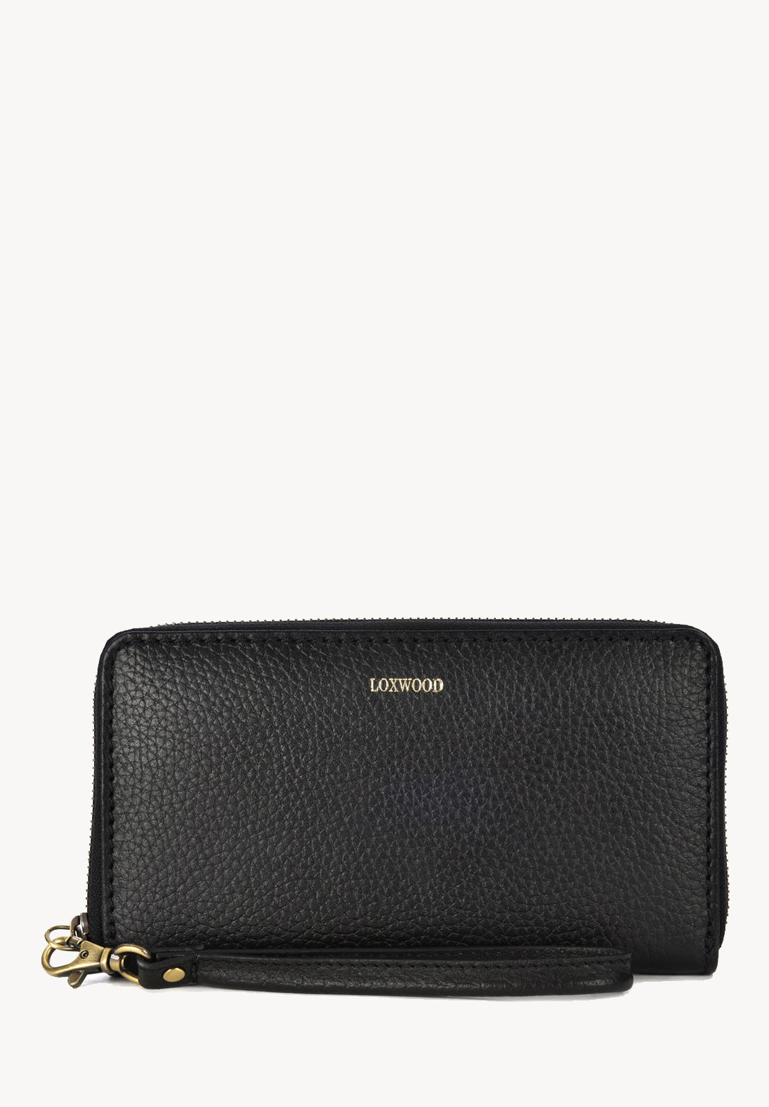 ZIPPERED WALLET - Grained leather