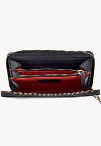 ZIPPERED WALLET - Grained leather