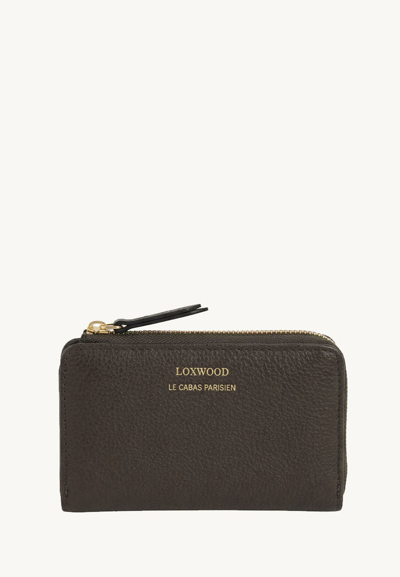 JONAH - Portefeuille zippé en cuir grainé
