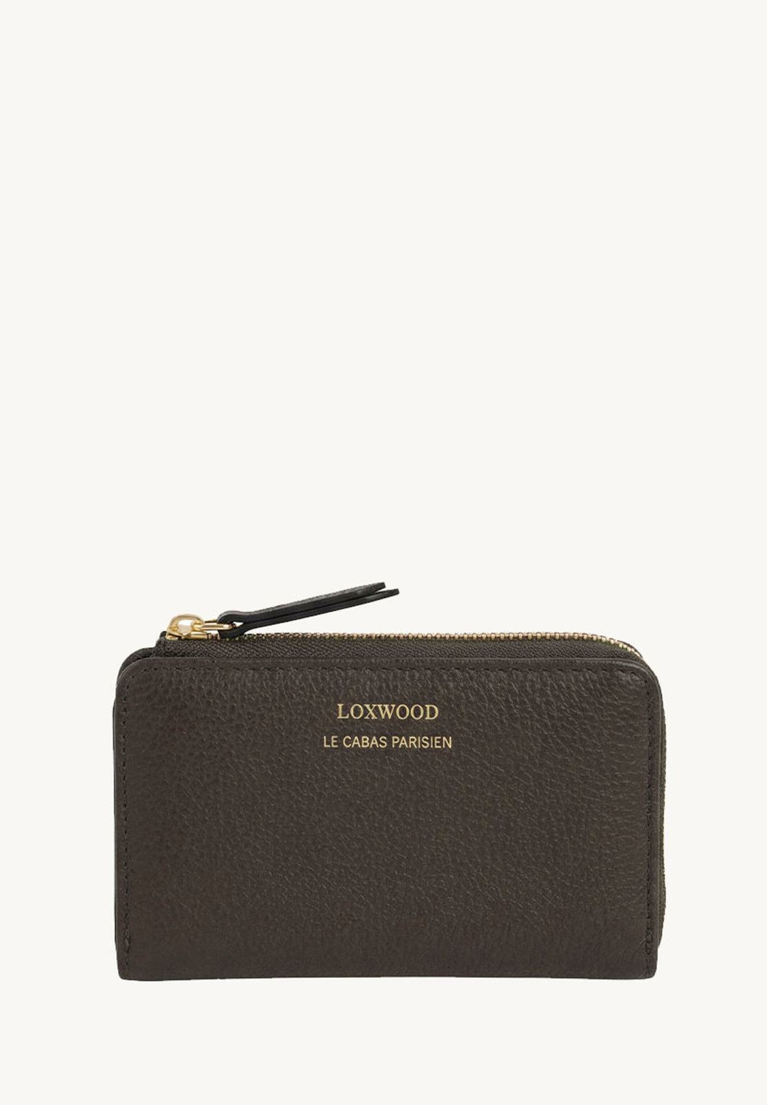 JONAH - Portefeuille zippé en cuir grainé