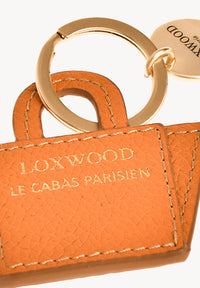 Porte-clés Cabas en Cuir grainé
