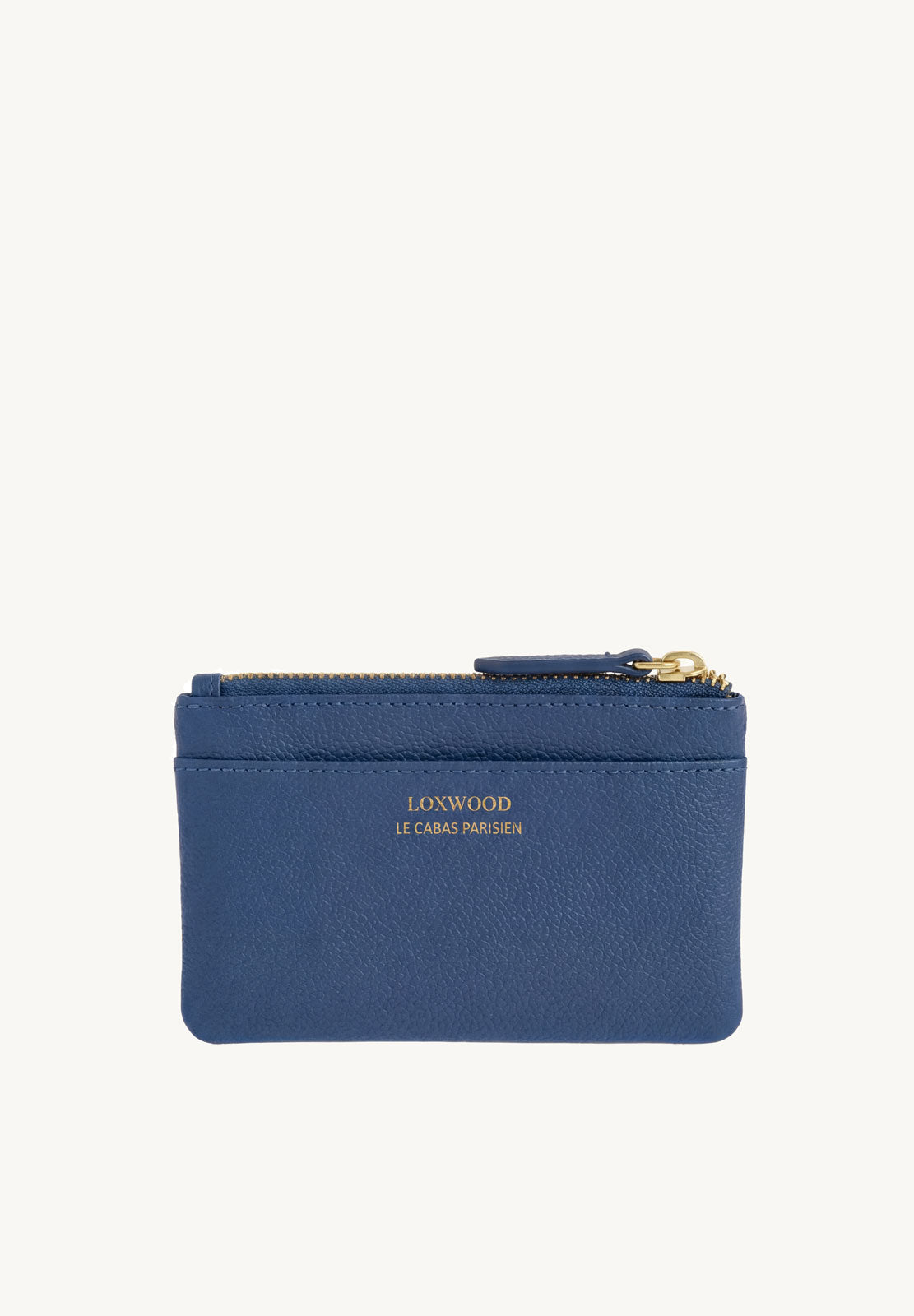ZOÉ - Wallet - Blue Jean Grained Leather
