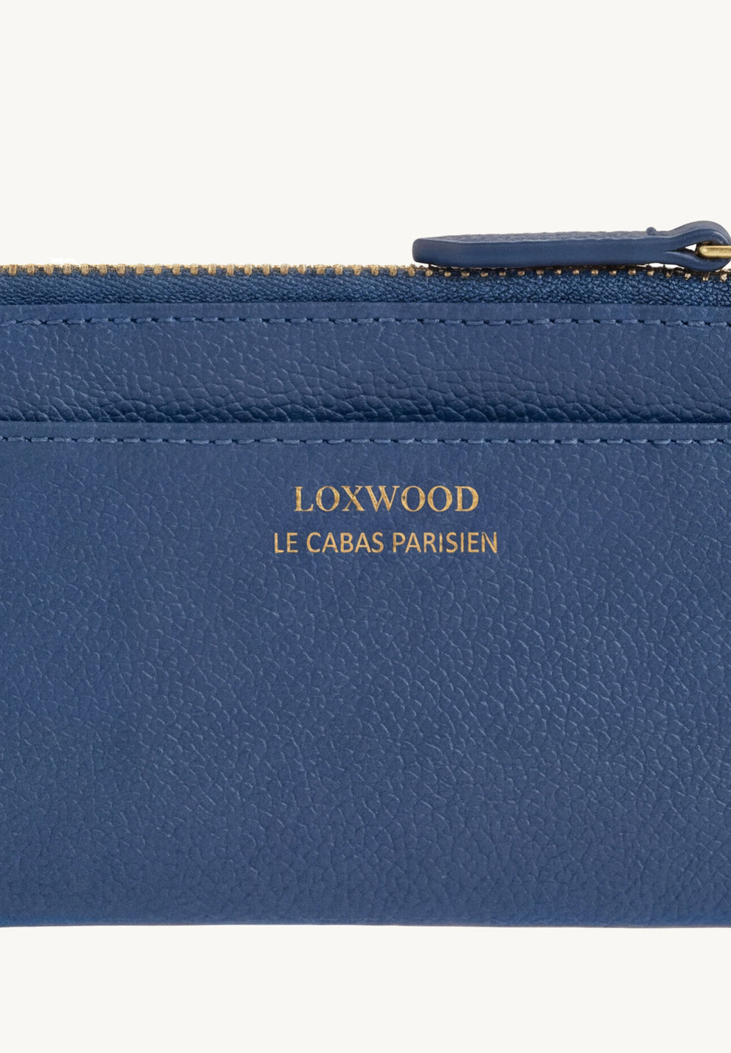 ZOÉ - Wallet - Blue Jean Grained Leather