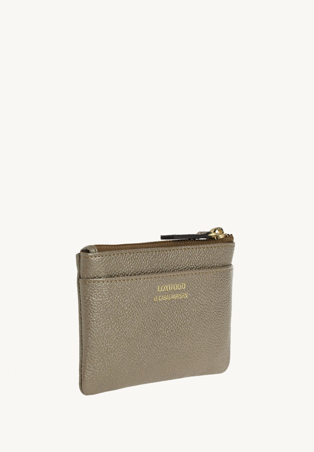 ZOÉ - Porte-monnaie - Cuir grainé Bronze