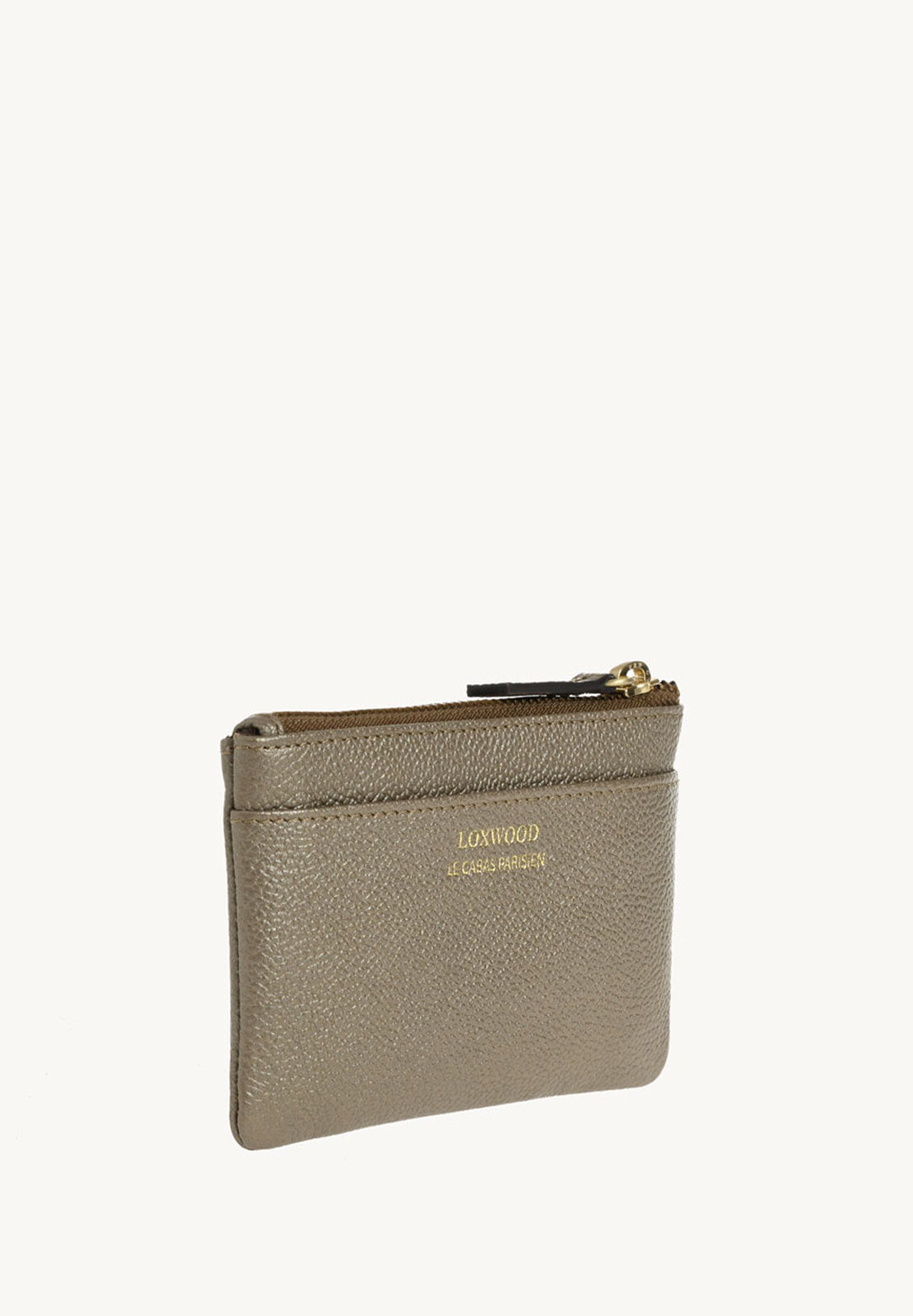 ZOÉ - Porte-monnaie - Cuir grainé Bronze
