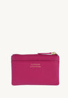 ZOÉ - Coin purse - Fuchsia grained leather
