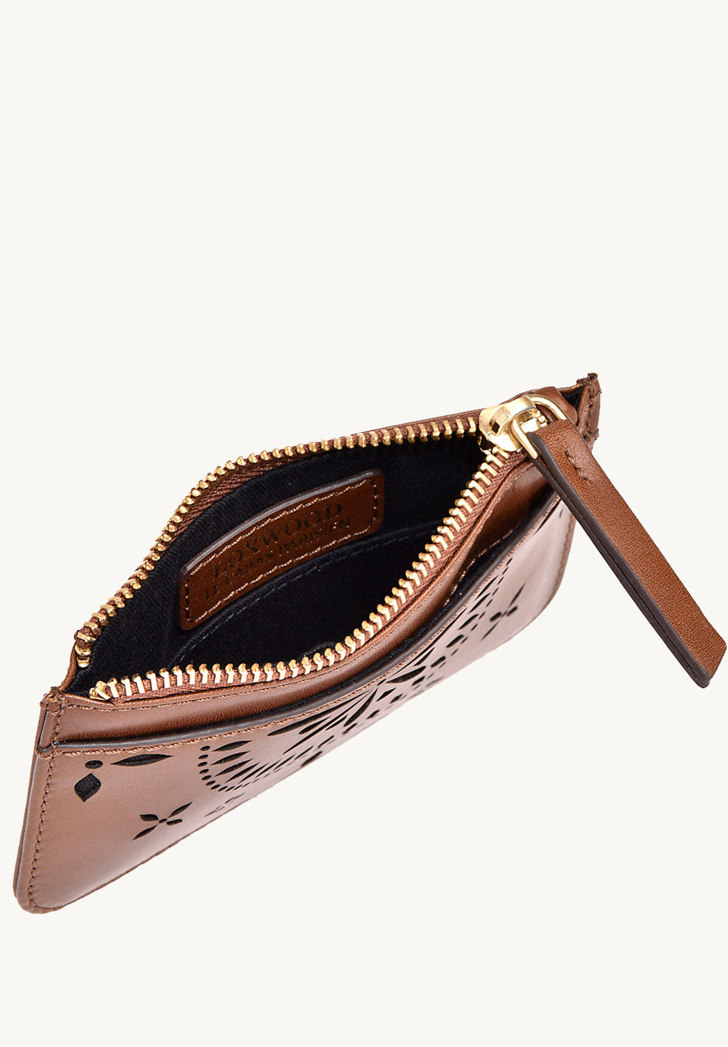 Z0é-porte Monnaie Cuir Perf Tan