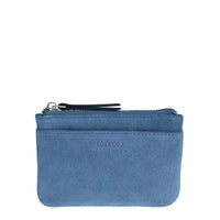 ZOÉ - Small zipped suede leather purse