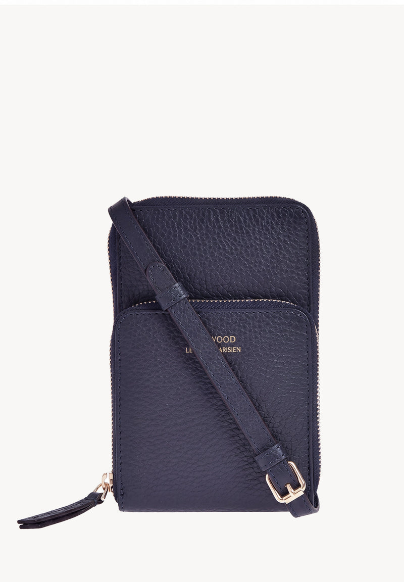 JILL - Pochette téléphone en cuir grainé