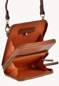 Jill- Pochette Telephone- Cuir Honey