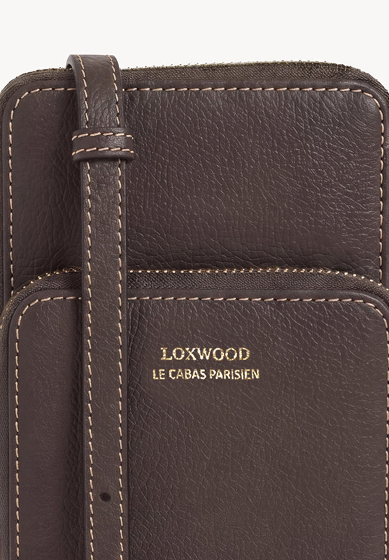 JILL - Pochette téléphone en cuir grainé