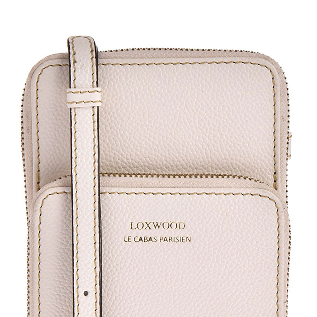 JILL - Grained leather phone pouch