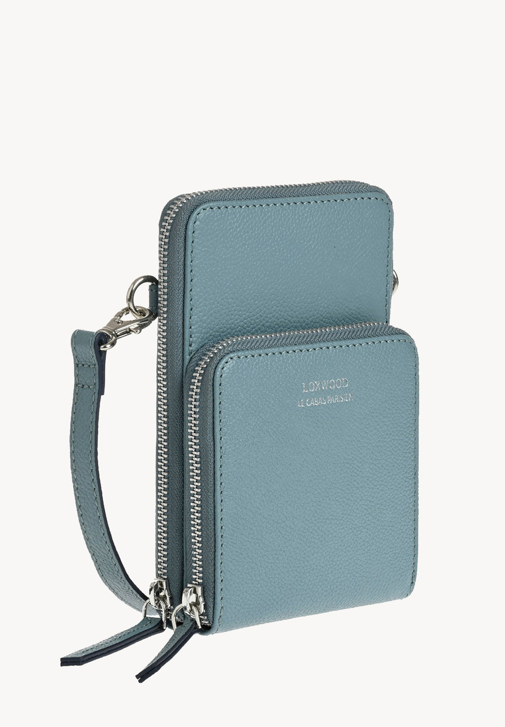 JILL - Grained leather phone pouch