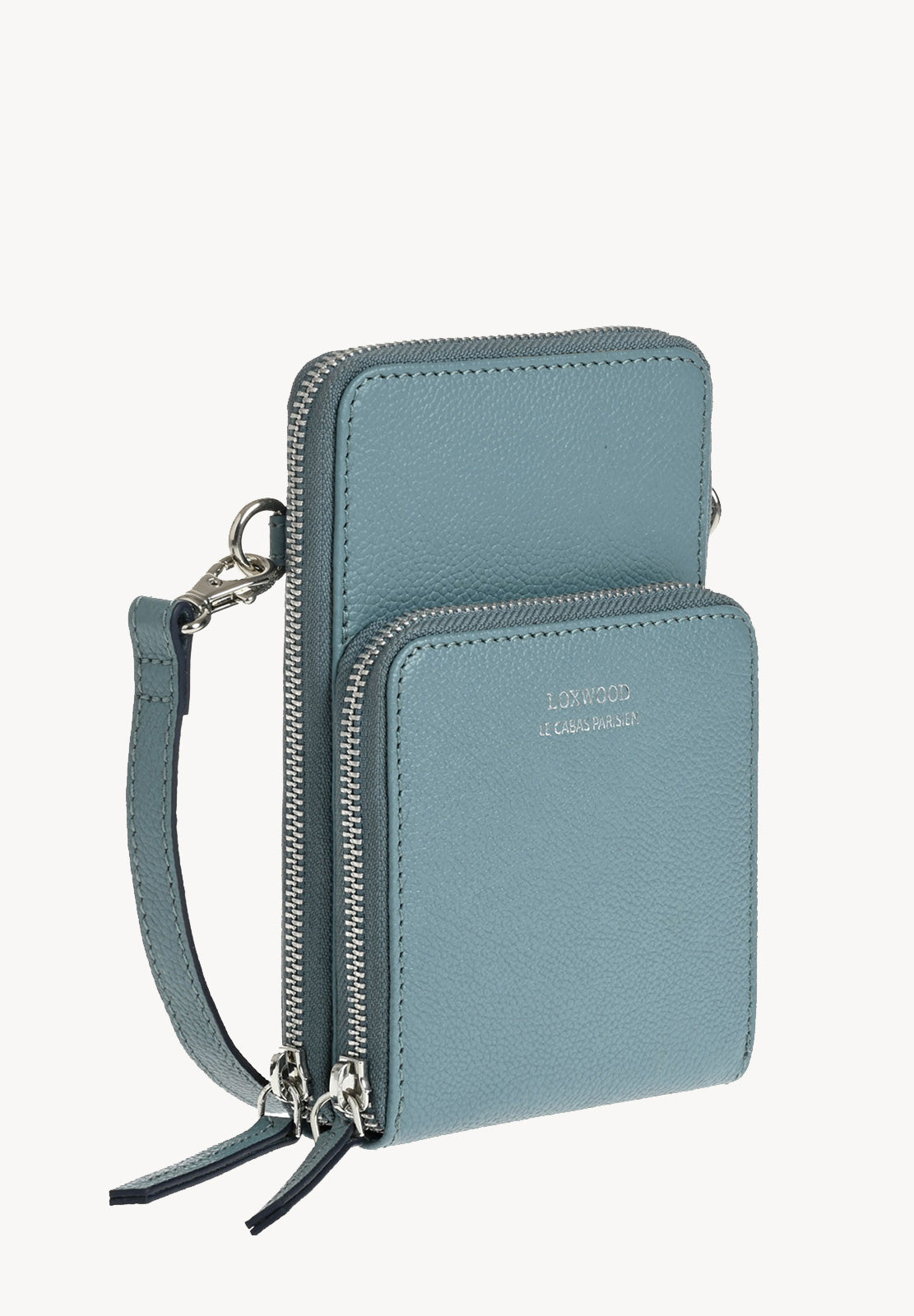 JILL - Grained leather phone pouch