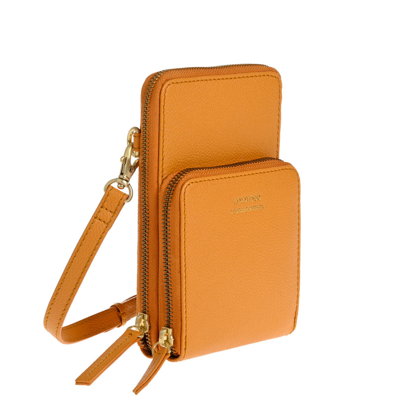 JILL - Pochette téléphone en cuir grainé