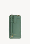 LIZ- Pochette téléphone en cuir grainé