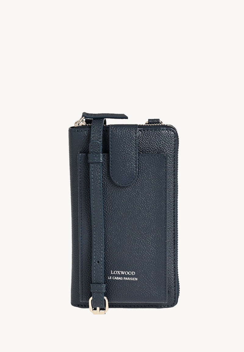 LIZ - Pochette téléphone en cuir grainé