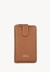LIZ- Grained leather phone pouch