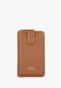LIZ- Pochette téléphone en cuir grainé
