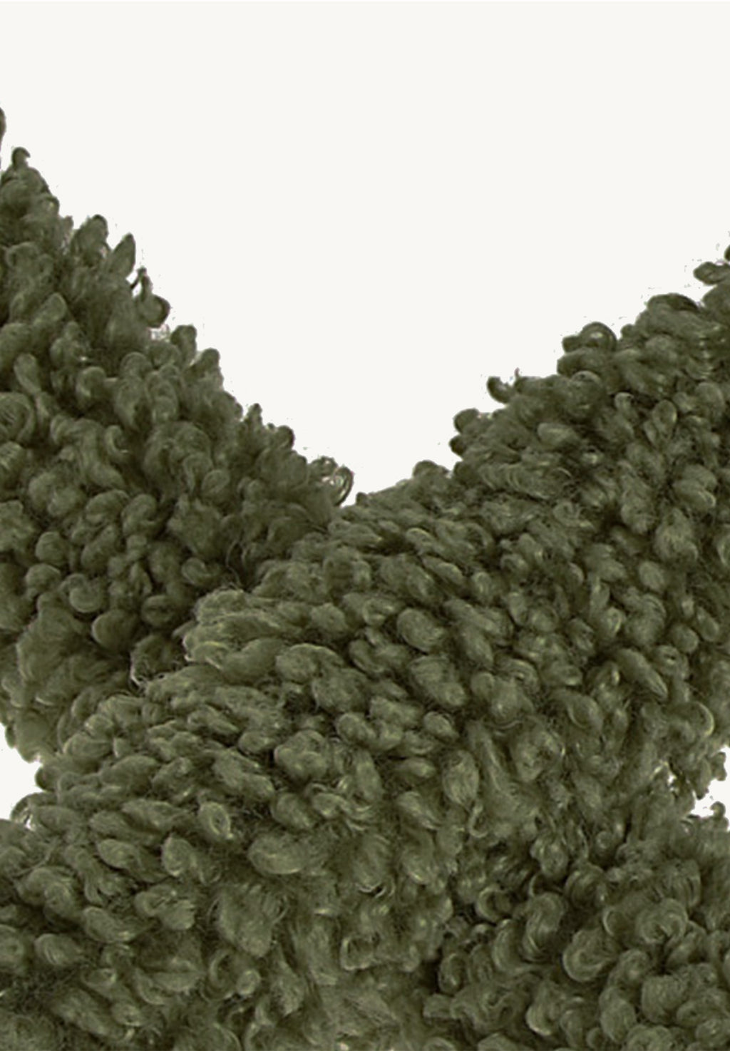 Bandoulière en fausse fourrure - Textile et cuir