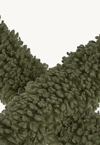 Bandoulière en fausse fourrure - Textile et cuir