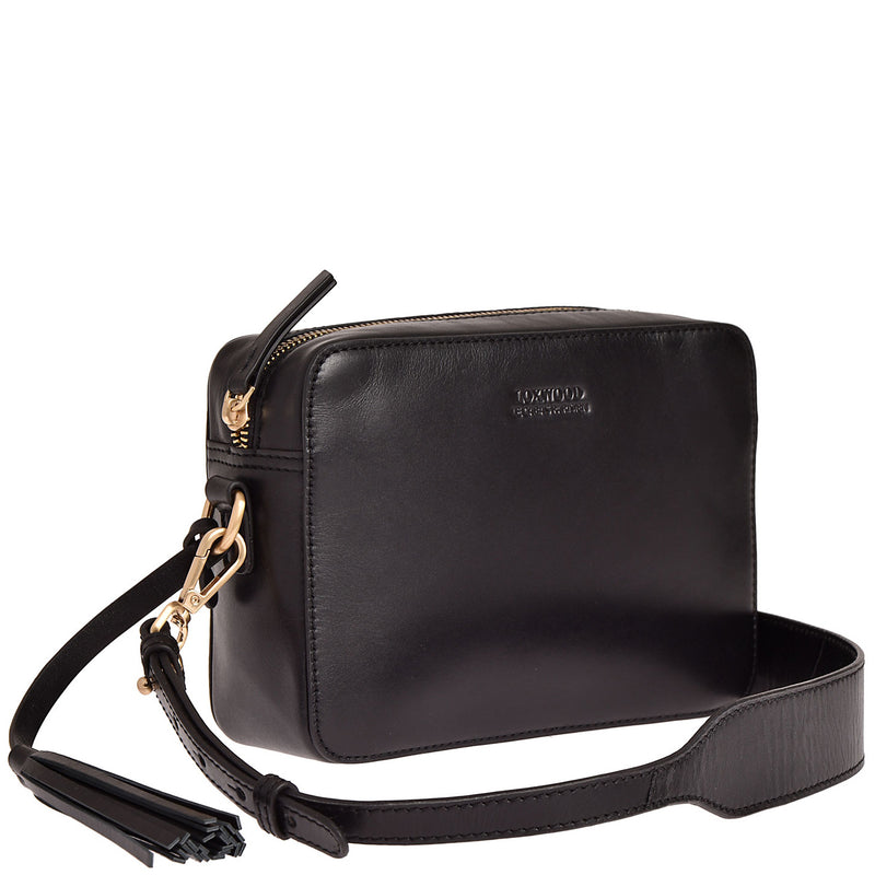 CAMERA - Smooth leather shoulder bag