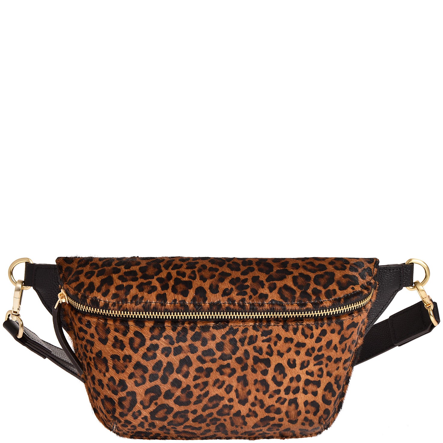 GAYA - Leopard print leather fanny pack