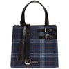 SIMONE - Wool and leather tote bag with shoulder strap