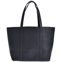 Cabas PARISIEN medium - Cuir grainé avec poche frontale