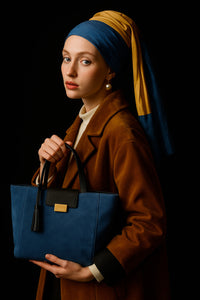 PARISIEN medium suede tote bag