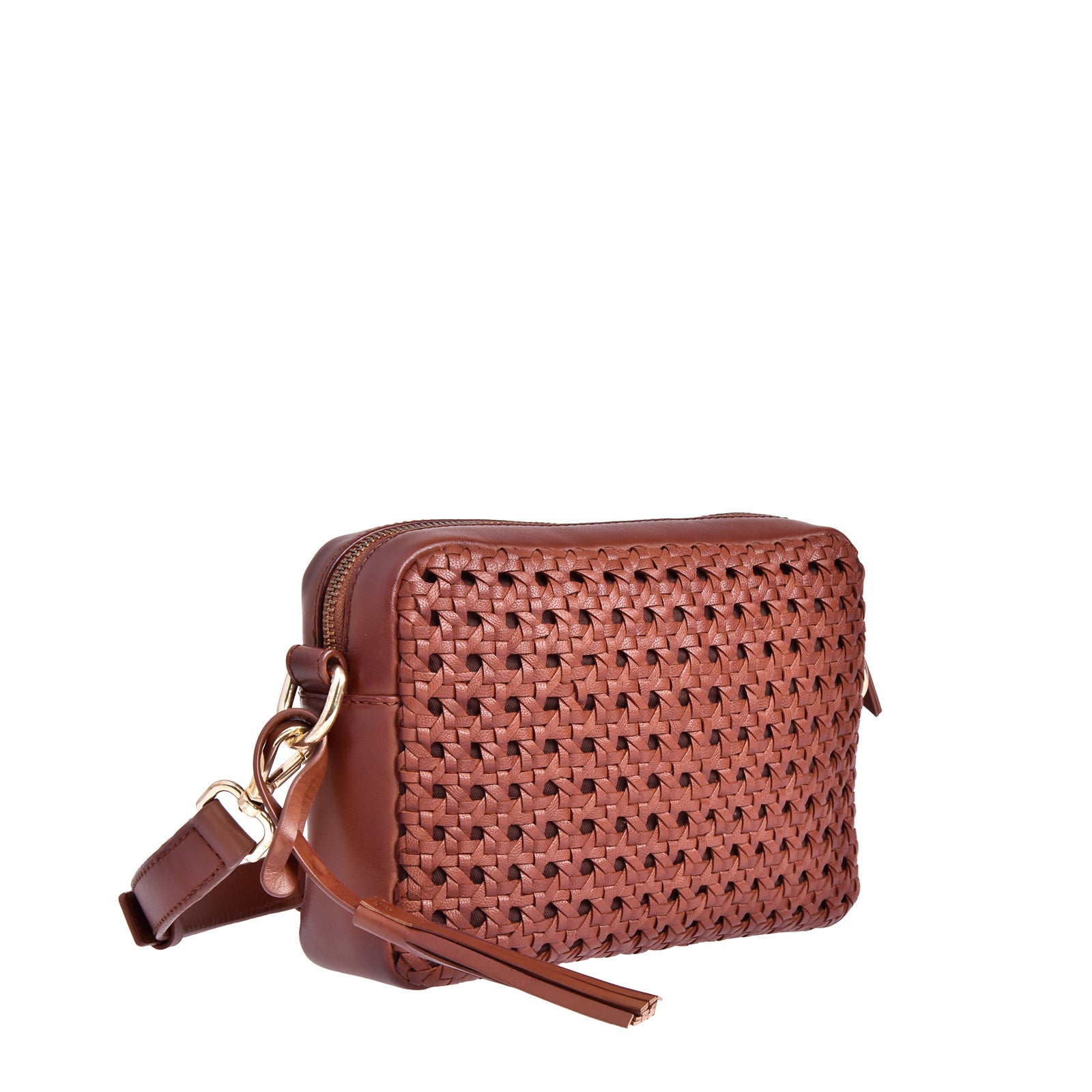 Sac best sale cannage cuir