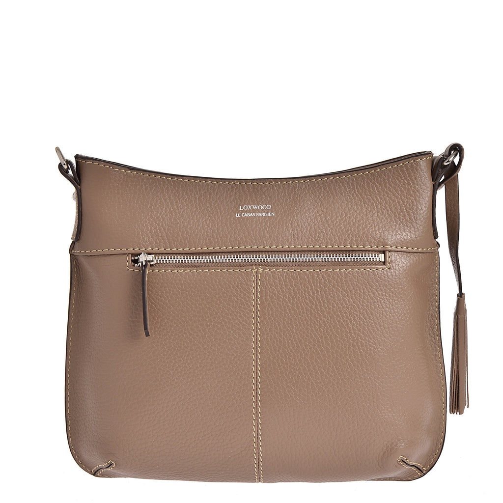 CELIA L - Sac besace en cuir grainé