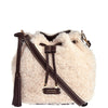 GABY - Small shearling bucket bag