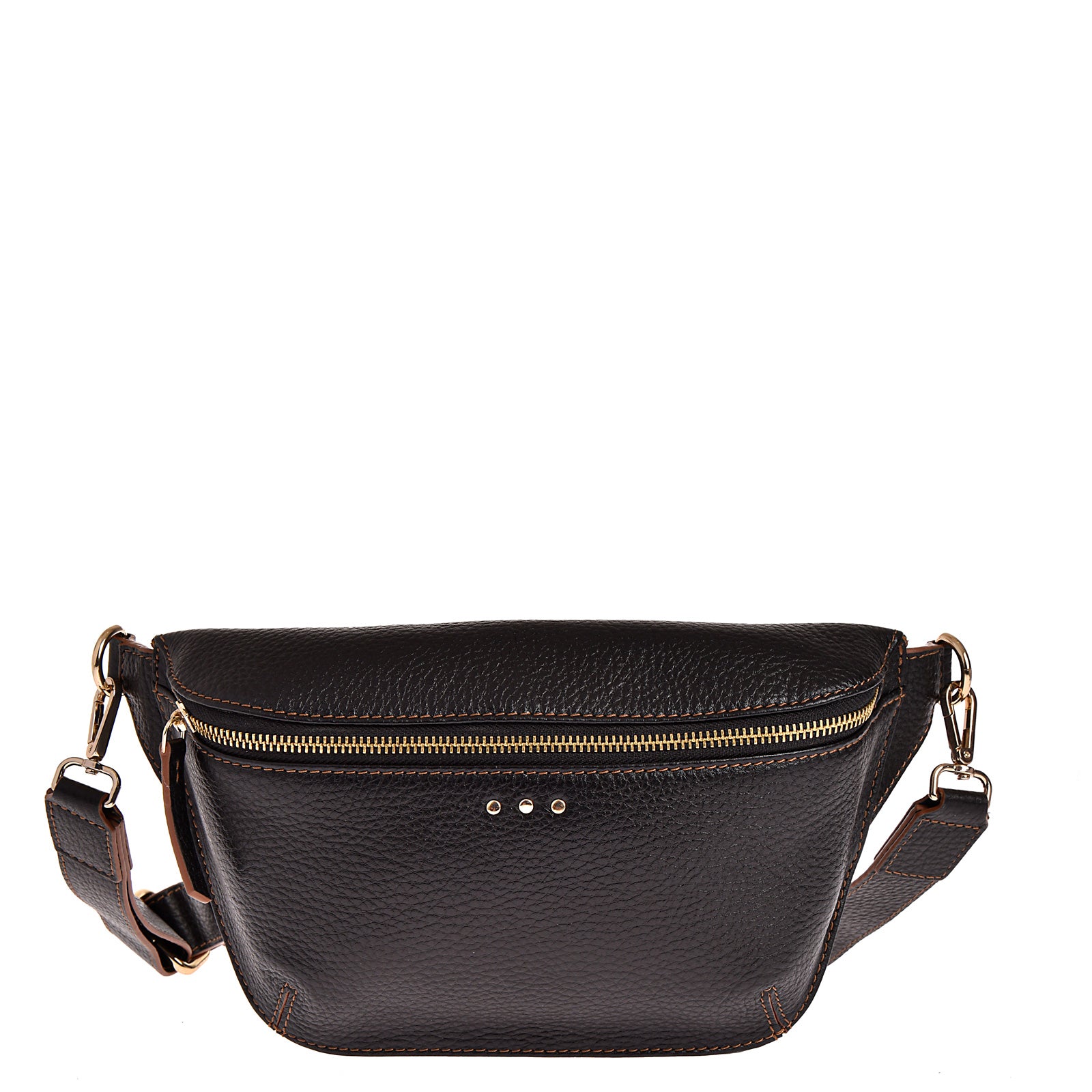 GAYA - Grained leather fanny pack