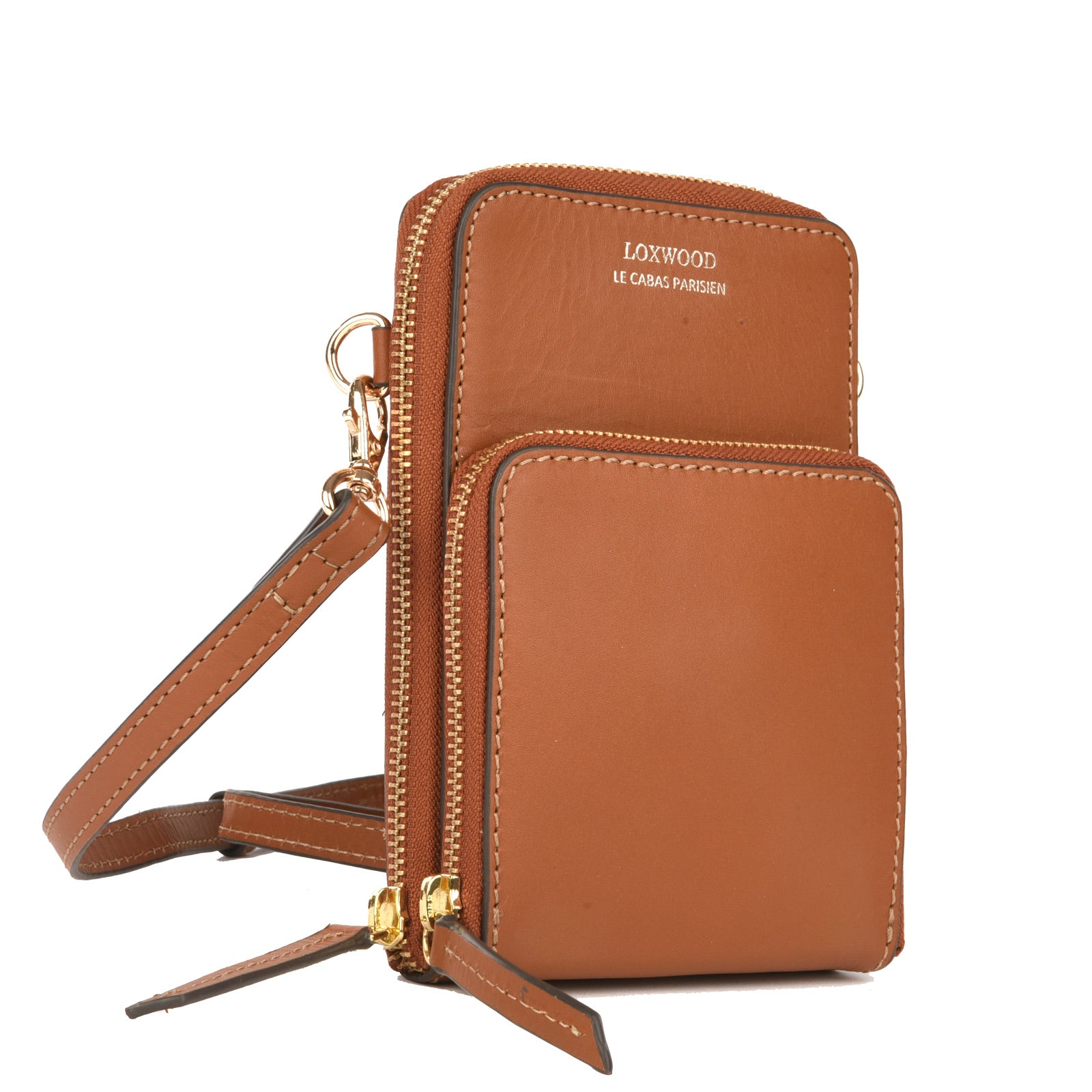 JILL - Natural leather phone pouch