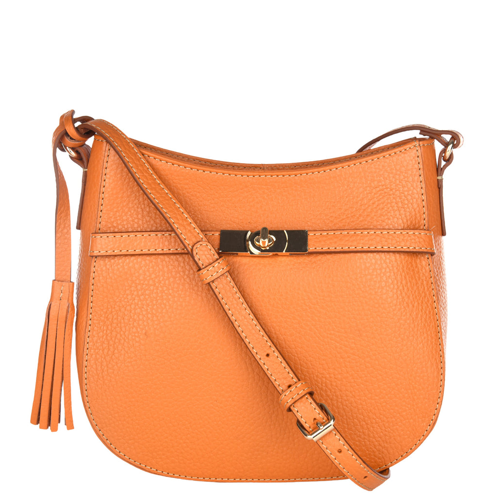 MAUD - Crossover bag in grained leather