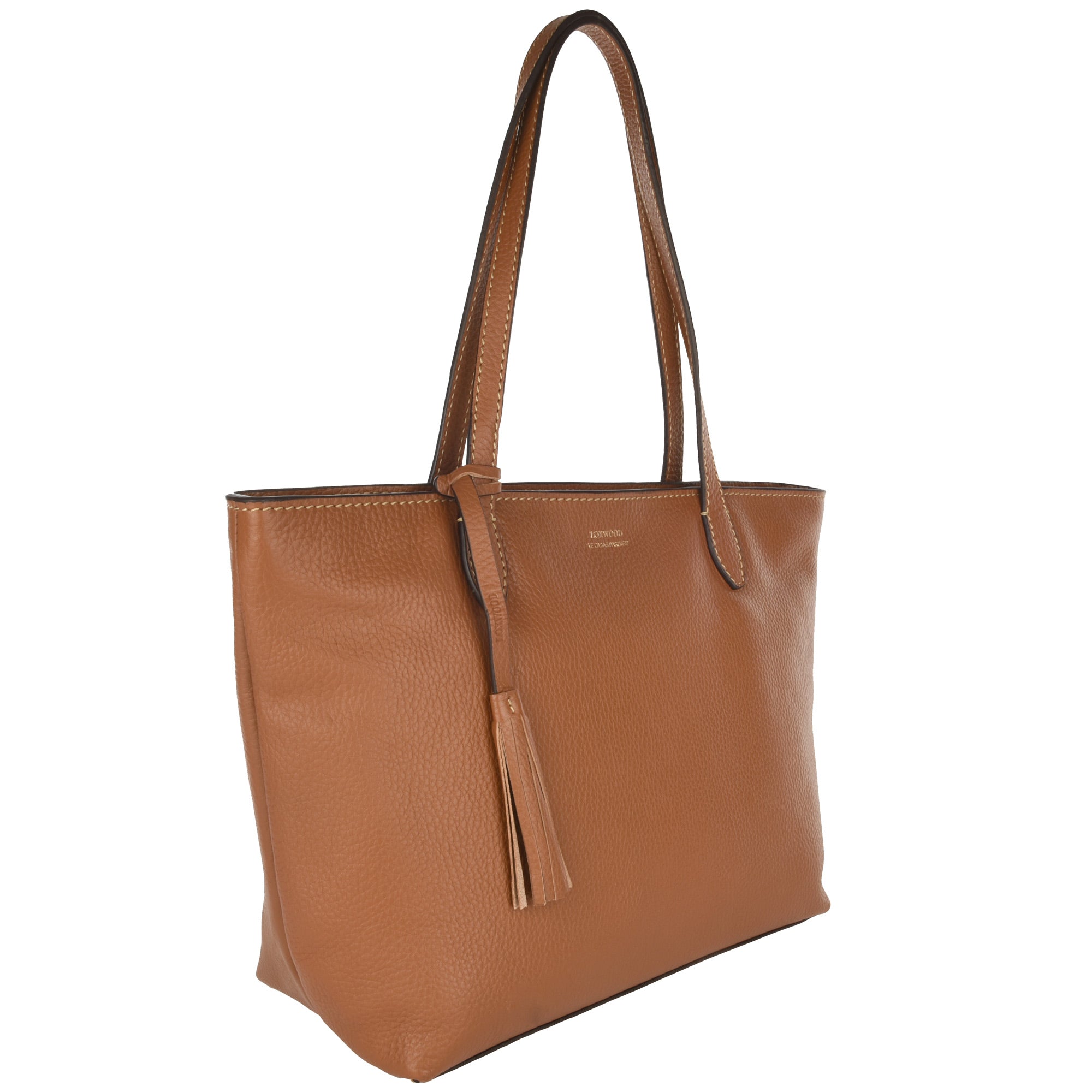 NEW EDEN - Grained leather shoulder handbag