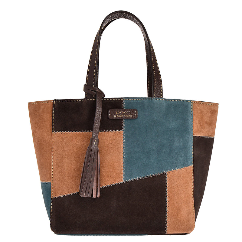 PETIT CABAS PARISIEN - PATCHWORK DAIM