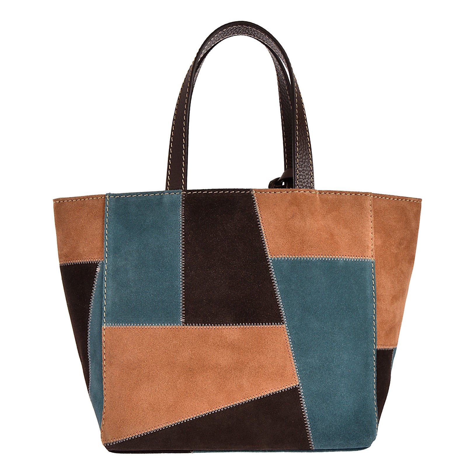 PETIT CABAS PARISIEN - PATCHWORK DAIM