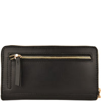 ZIPPERED WALLET - Natural leather