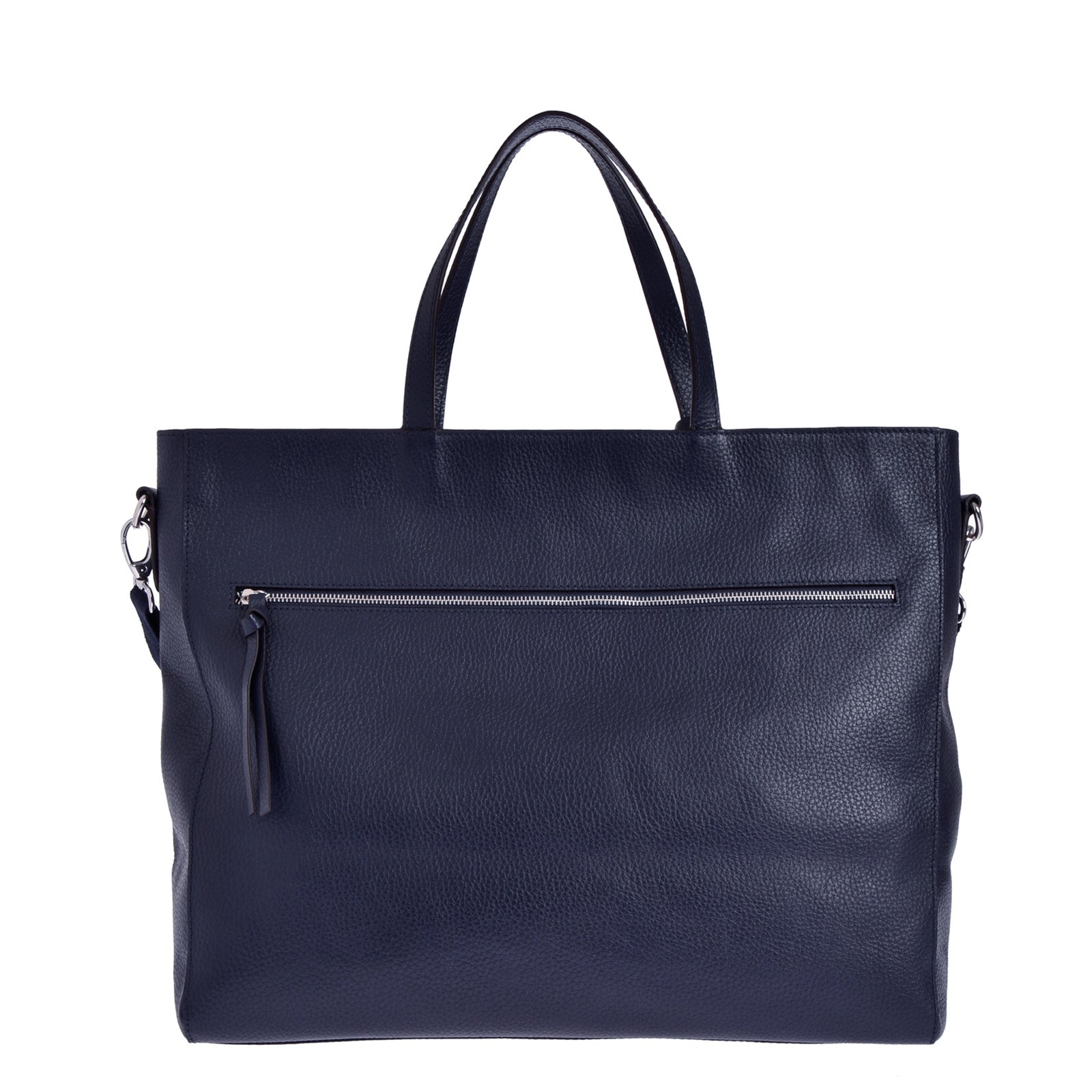 ROME - Grained leather weekend bag