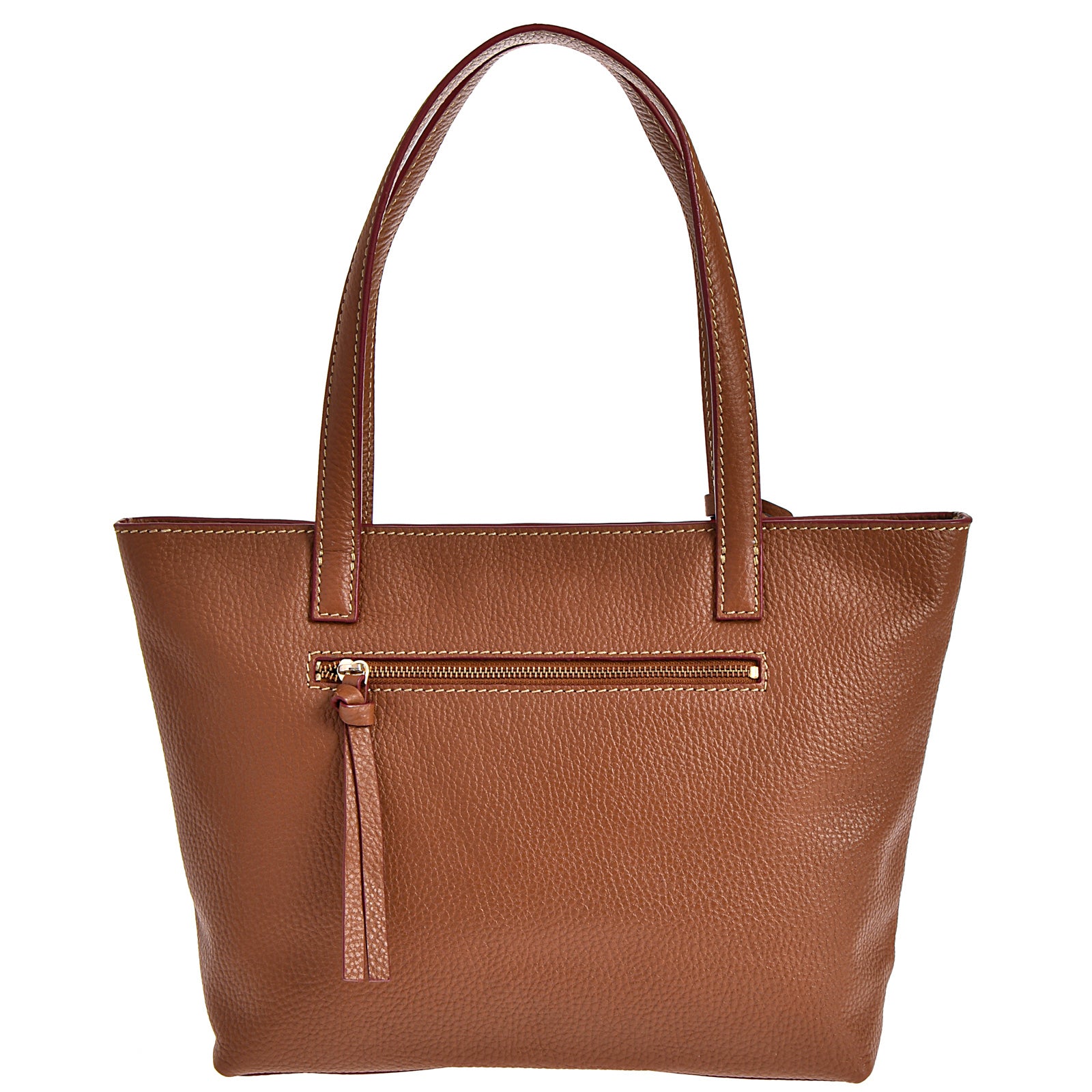 EDEN - Grained leather shoulder handbag