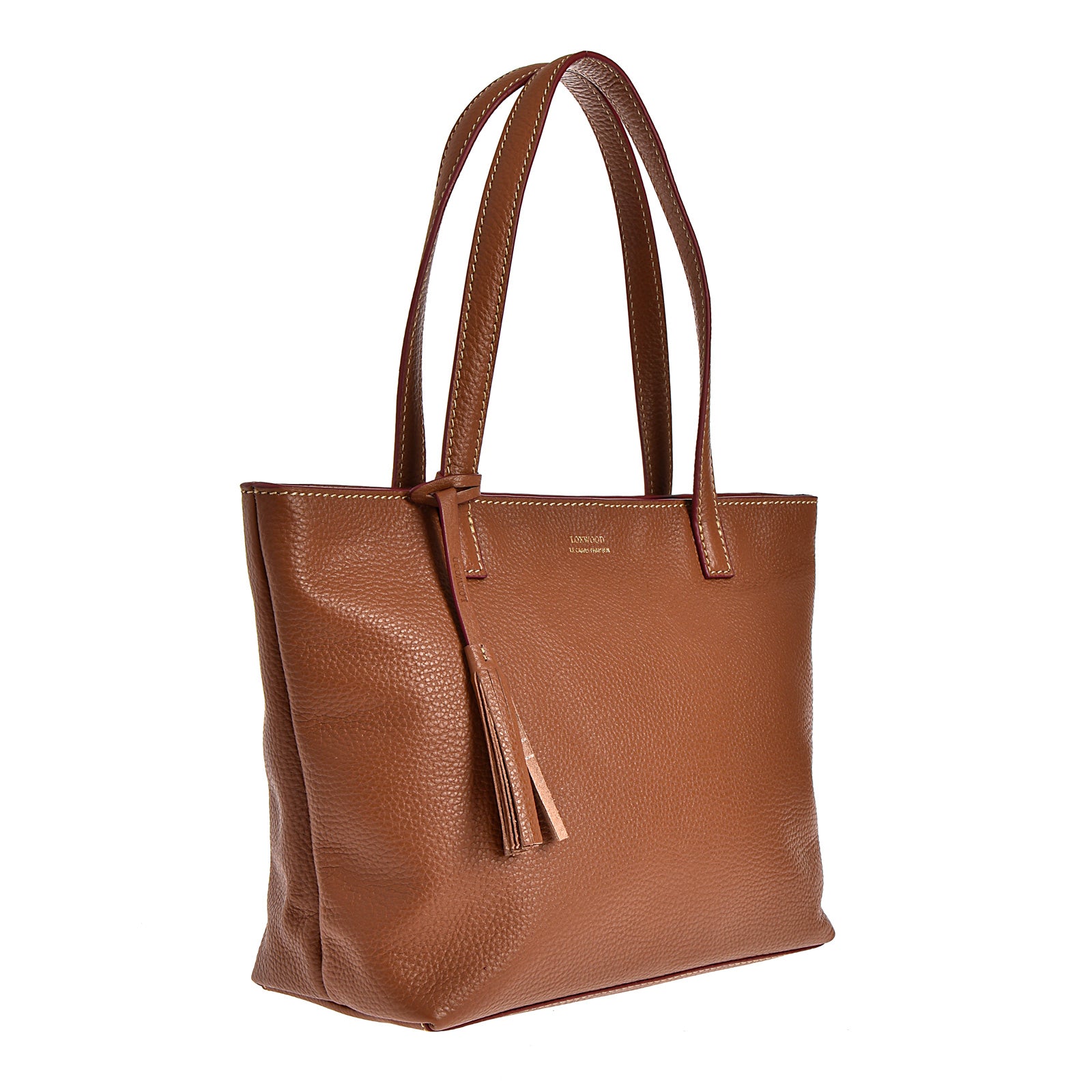 EDEN Sac main port paule en cuir grain