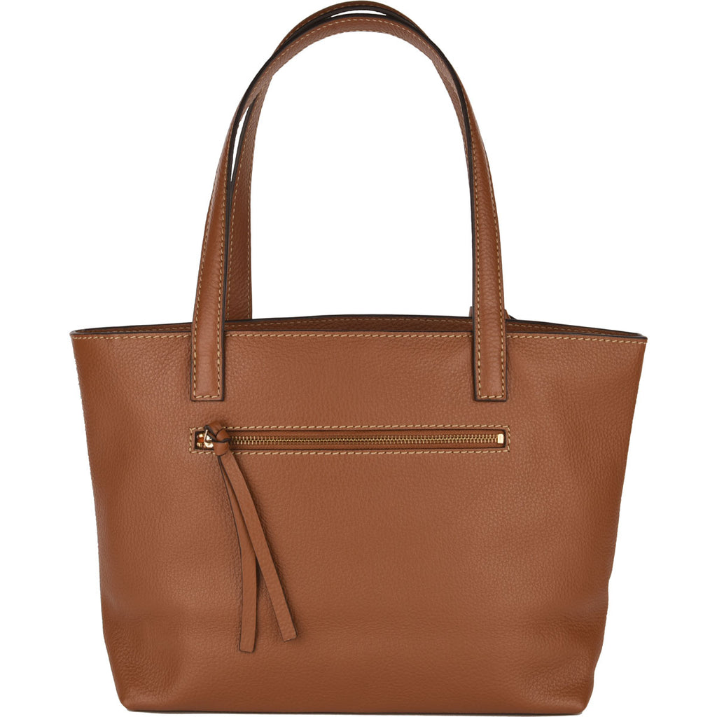 EDEN - Grained leather shoulder handbag