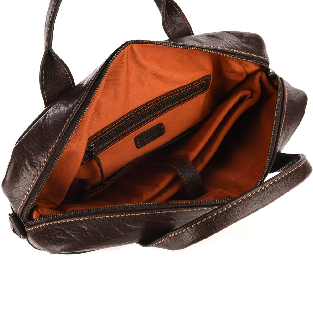 SATELLITE BAG - Smooth leather