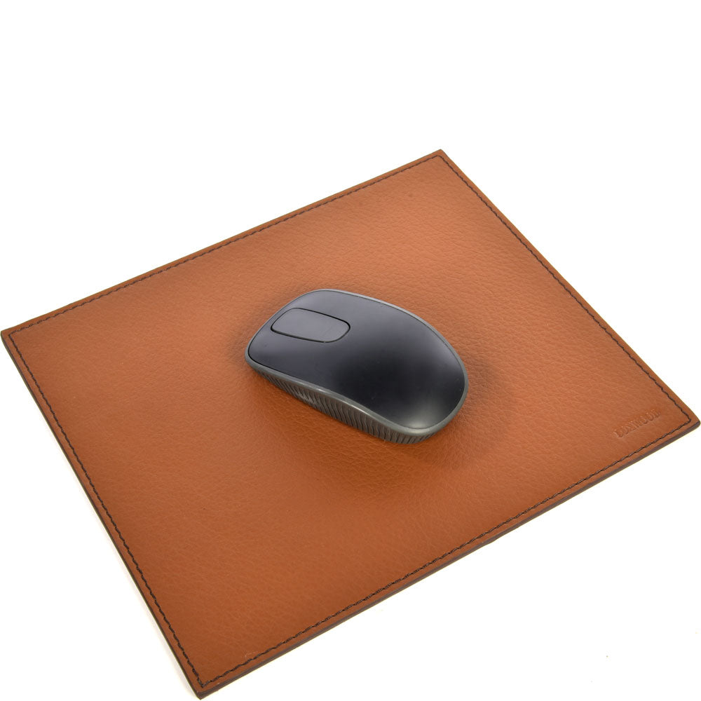 MOUSE PAD - Grained leather