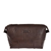 TRAVEL - Natural leather toiletry bag